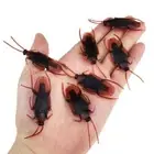 50pcs Bug Roaches Simulation Cockroach Toys Cockroach Prank Toys Prank Game