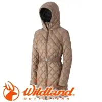 在飛比找樂天市場購物網優惠-【Wildland 荒野 女款 輕量四層700FP中長羽絨衣