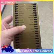 Metal Reusable Shopping List Reminder Board Grocery Planner Time Master Kit ES