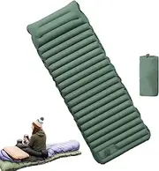 Sleeping Pad for Camping | Built-in Foot Pump Foldable Camp Air Mattress | Lightweight Air Mattress All-Season Relaxation Mat for Backpacking, Travelling
