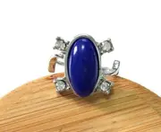 7 The Vampire Diaries Elena Gilbert Lapis Lazuli Daylight Sunlight Protection Ring