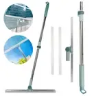 Magic Broom Sweeping 180° Rotatable Squeegee Floor Cleaning Wiper Bathroom Clean