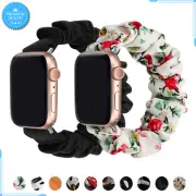Scrunchie Strap for Apple Watch Band 44mm 40mm 46mm 42mm 45mm 41mm 49m Wristband