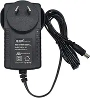 AC to DC 12V 3A Power Supply Adapter, Plug 5.5mm x 2.1mm with 3.5mm x 1.35mm and LED Connector Tips, for CCTV Camera DVR NVR…