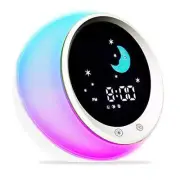 I-Code Time to Wake Alarm Clock for Kids, Children's Sleep Trainer, Kids Wake Up