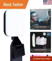 Litra Glow LED Light with Frameless Diffuser for Radiant Video Quality
