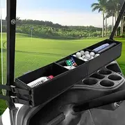 MOSNAI No-Drilling Required Golf Cart Front Inner Basket Dash Storage/Tray Organizer for EZGO, Club Car, Drive, Golf Cart Inner Storage Durable Basket