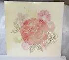 NEW CANVAS FLOWER WALL ART