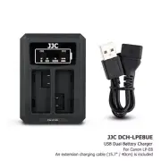USB Dual Battery Charger fits LP-E8 fr Canon EOS Rebel T5i T4i T3i T2i 700D 650D