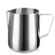 Milk Frothing Pitcher Stainless Steel, 350/600/1000/1500ml Coffee Cup Jug