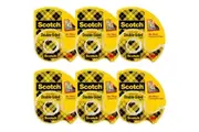Scotch 237 Double Sided Tape On Dispenser 19mmx7.6m 6 Pack