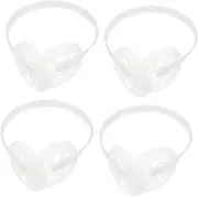 HOMSFOU Winter Ear Muffs DIY Rack 4pcs Warm Earmuff DIY Frame Sturdy Reusable for Boys and Girls Adults