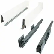 Hafele 86 x 500mm White Soft Close Drawer