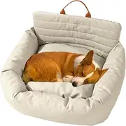 Dog Car Seat | Small Dog Car Seat Pet Carrier | Cat Beds & Furniture, Pet Supplies for Traveling, Outdoor, Camping, Picnic, Family