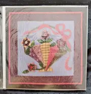 Piecemakers "Grandma's Flower Basket" Applique Block Pattern Greeting Card