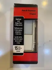 Legrand Pass & Seymour Nightlight with Single Pole 3-Way Switch