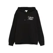 [Calvin Klein] Calvin Klein Logo-print Hoodie S BLACK
