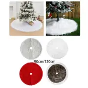 Christmas Tree Skirt Round Winter Decoration Festival Layout Xmas Tree Mat
