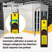 Gas Leakage Tester Car Air Conditioner AC Freon Halogen Gas Leak Detector with P