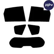 For Renault Megane Scenic MPV 03-09 Carbon Pre Cut Window Tint 35% Light 2-ply