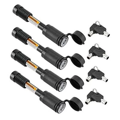Trailer Hitch Locks Receiver Lock Keyed Alike Fits Class III IV 2" 2 4 Pack