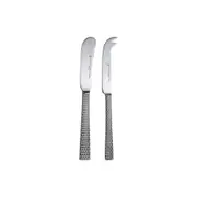 2pc Maxwell & Williams Diamonds Cheese & Pate Knife Set - Stainless Steel
