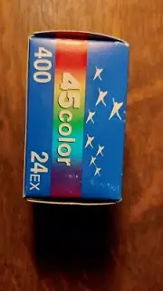 RARE 45 Color 400 ISO 35mm Colour Film 24 Exposures Expired 2005 - AGFA Fujifilm