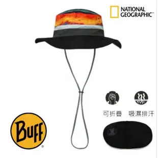 西班牙BUFF可收納圓盤帽/國家地理頻道-火星地表/BF128591-999登山帽 防曬帽 健行帽 遮陽帽