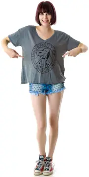 [Junk Food Clothing] University Snoopy