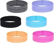 [BRIGHTFUFU] Fitness Headwrap Pcs Stretchy Headbands for Men Elastic Hair Hoop Yoga Tennis Headband Anti-Slip Sweatband