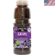 Nutrient-Rich Grape Juice Cocktail, 12 Bottles of 15.2 oz Each - Gluten Free