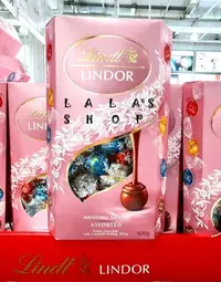 在飛比找Yahoo!奇摩拍賣優惠-LINDT LINDOR 瑞士蓮 綜合巧克力粉紅限定版 (6