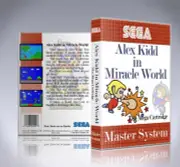 Sega Master System Case - NO GAME - Alex Kidd in Miracle World