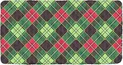 Merry Christmas Buffalo Plaid Check Portable Toddler Bed Sheet Soft&Comfortable Cot Sheet for Kids Camping Cot for Small Spaces Travel Mattress 50'' x 25'' (Sheet,Bed Not Included)