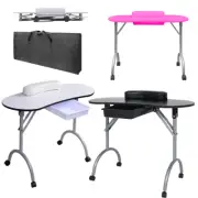 3 Colors Manicure Table Nail Desk Folding Portable Station Hand Cushion Bag AU