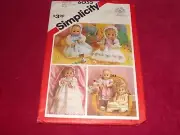 1983 SIMPLICITY #6055 - CUTE DOLL PARTY DRESSES PATTERN 15"-16" FF