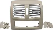 AC Air Conditioning Vent Outlet Back Seat Conditioning Rear Ac Vent Grille Panel Cover,for Mercedes Benz,for E Class W212 E200 E260 E280 E300 E350 E400 2009-2015 21283010549116(Model C-Light Beige)