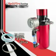 Oil Catch Can Reservoir Baffled Tank Breather Universal Red V2.0 Fit Chevrolet (for: Chevrolet)