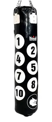 Morgan Numbered Hanging Punch Bag - 5ft - Empty + Filled