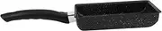 FUNOMOCYA 1pc Square Non Stick Frying Pan for Breakfast Mini Outdoor Cooking Pan with Design Lightweight Portable for Frying Eggs and Pancakes Heat Evenly Home Kitchen Essential