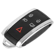 Car Remote Key Fob Shell Case Replacement Fits for Jaguar XF 2009-2012 5 Button