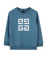 Givenchy Kids 4G-Motif Crewneck Sweatshirt 8Y,12,4Y,14Y,12Y,10Y,12 blue-gray