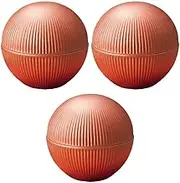 Set of 3 Temari Lid Bronze [3.7 x 3.3 inches (9.5 x 8.5 cm)] [Lid Face]
