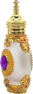 Ipetboom Glass Essential Oil Dropper Bottles Clear Mini Perfume Dropping Bottle Cosmetic Vials with Cap for Travel 12ml