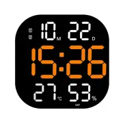 Large LED Digital Wall Clock Temperature Date Day Display Electronic LED Clock