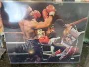 Mike Tyson 16 By 20 Inch JSA Witnessed Autographed Photo