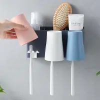 在飛比找蝦皮購物優惠-toothbrush holder set bathroom