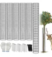 13.7"×47.2“ Mesh Tree Bark Protector, 6Pcs Flexible Net Tree Guard