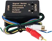 Car Audio Converter Low Level Converter High Level Speaker Output to RCA