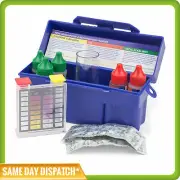 POOL & SPA WATER TEST KIT 4 IN 1 – CHLORINE, PH, ALKALINITY, ACID DEMAND